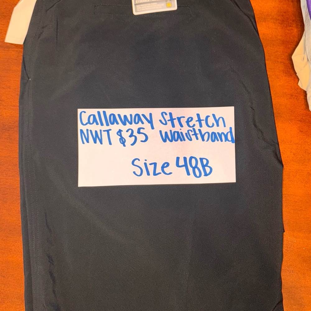 Callaway Black Stretch Trousers